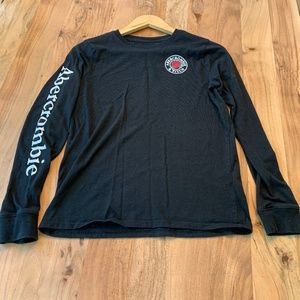 Abercrombie kids black long sleeve tee